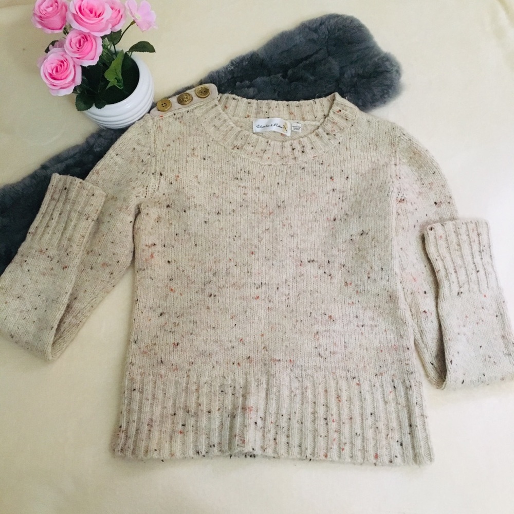 Charlie And Robin Button Berm Speckle Sweater - image 4